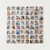 Erstellen Sie Ihre eigene 64 FotoCollage Wandteppich (Vorderseite)