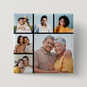 Erstellen Sie Ihre eigene 6-Bild-Collage bearbeitb Button (Vorderseite)