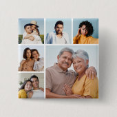 Erstellen Sie Ihre eigene 6-Bild-Collage bearbeitb Button (Vorderseite)