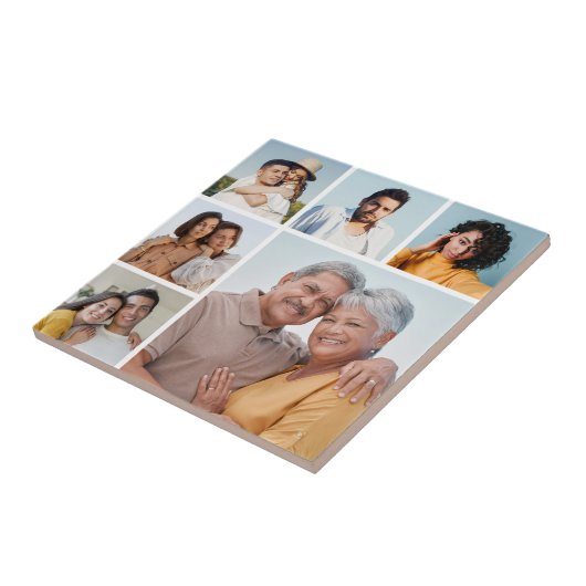 Erstellen Sie Ihre eigene 6-Bild-Collage bearbeitb Fliese (Seite)