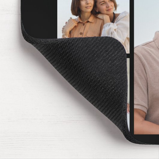 Erstellen Sie Ihre eigene 6-Bild-Collage bearbeitb Mousepad (Ecke)