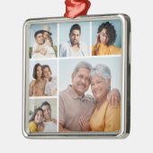 Erstellen Sie Ihre eigene 6-Bild-Collage bearbeitb Ornament Aus Metall (Links)