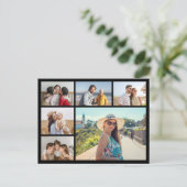 Erstellen Sie Ihre eigene 6-Bild-Collage bearbeitb Postkarte (Stehend Vorderseite)