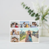 Erstellen Sie Ihre eigene 6-Bild-Collage bearbeitb Postkarte (Stehend Vorderseite)