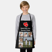 Erstellen Sie Ihre eigene 6-Bild-Collage bearbeitb Schürze (Getragen)