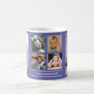 Erstellen Sie Ihre eigene 6-Familie Foto Collage P Kaffeetasse