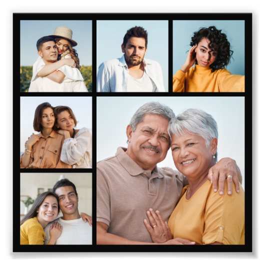 Erstellen Sie Ihre eigene 6 Foto Collage Foto Erwe (Vorne)