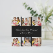 Erstellen Sie Ihre eigene 6-Foto-Collage Hinzufüge Einladung (Stehend Vorderseite)