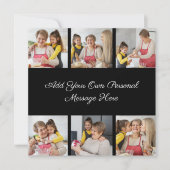 Erstellen Sie Ihre eigene 6-Foto-Collage Hinzufüge Einladung (Vorderseite)