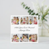 Erstellen Sie Ihre eigene 6-Foto-Collage Hinzufüge Einladung (Stehend Vorderseite)