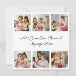 Erstellen Sie Ihre eigene 6-Foto-Collage Hinzufüge Einladung