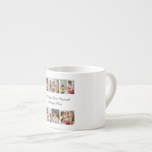 Erstellen Sie Ihre eigene 6-Foto-Collage Hinzufüge Espressotasse (Vorderseite Rechts)