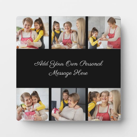 Erstellen Sie Ihre eigene 6-Foto-Collage Hinzufüge Fotoplatte (Vorderseite)