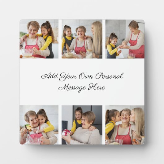 Erstellen Sie Ihre eigene 6-Foto-Collage Hinzufüge Fotoplatte (Vorderseite)