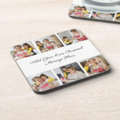 Erstellen Sie Ihre eigene 6-Foto-Collage Hinzufüge Getränkeuntersetzer (Linke Seite)