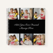 Erstellen Sie Ihre eigene 6-Foto-Collage Hinzufüge Notizblock (Vorderseite)