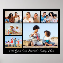 Erstellen Sie Ihre eigene 6-Foto-Collage Hinzufüge Poster
