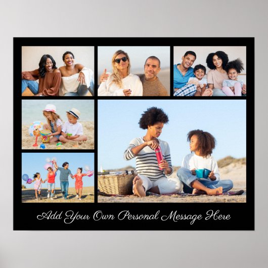 Erstellen Sie Ihre eigene 6-Foto-Collage Hinzufüge Poster (Vorne)