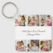 Erstellen Sie Ihre eigene 6-Foto-Collage Hinzufüge Schlüsselanhänger (Vorderseite)