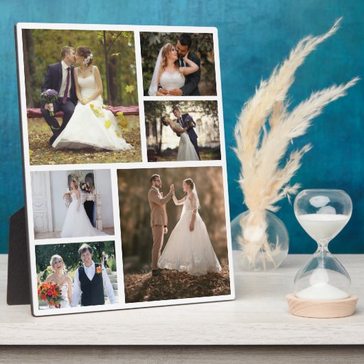 Erstellen Sie Ihre eigene 6-Foto-Hochzeitskollekti Fotoplatte (Seite)