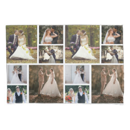 Erstellen Sie Ihre eigene 6-Foto-Hochzeitskollekti Kissenbezug