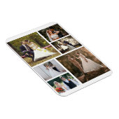 Erstellen Sie Ihre eigene 6-Foto-Hochzeitskollekti Magnet (Rechte Seite)