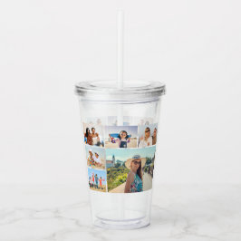 Erstellen Sie Ihre eigene 6 FotoCollage Acryltrinkbecher