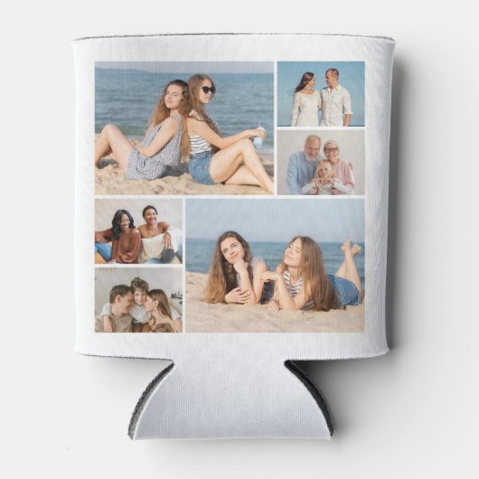 Erstellen Sie Ihre eigene 6 FotoCollage Dosenkühler (Vorderseite)