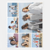 Erstellen Sie Ihre eigene 6 FotoCollage Fleecedecke (Vorderseite)