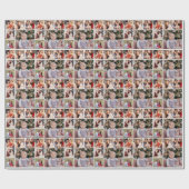 Erstellen Sie Ihre eigene 6 FotoCollage Geschenkpapier (Flach)
