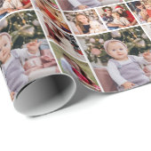 Erstellen Sie Ihre eigene 6 FotoCollage Geschenkpapier (Rolleneckpunkt)