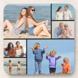 Erstellen Sie Ihre eigene 6 FotoCollage Getränkeuntersetzer