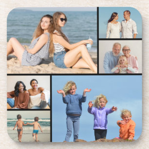 Erstellen Sie Ihre eigene 6 FotoCollage Getränkeuntersetzer