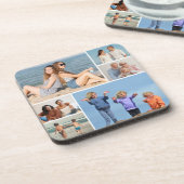 Erstellen Sie Ihre eigene 6 FotoCollage Getränkeuntersetzer (Linke Seite)