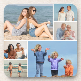 Erstellen Sie Ihre eigene 6 FotoCollage Getränkeuntersetzer