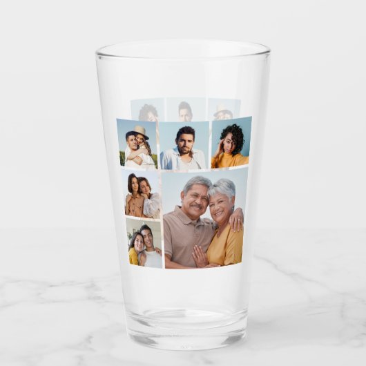 Erstellen Sie Ihre eigene 6 FotoCollage Glas (Vorderseite)