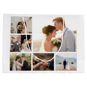 Erstellen Sie Ihre eigene 6 FotoCollage Große Geschenktüte (Rückseite)