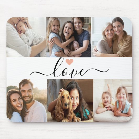 Erstellen Sie Ihre eigene 6-FotoCollage individuel Mousepad (Vorne)