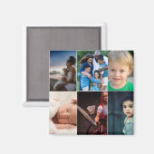 Erstellen Sie Ihre eigene 6 FotoCollage Magnet (Vorderseite/Rückseite)