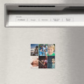 Erstellen Sie Ihre eigene 6 FotoCollage Magnet (In Situ (Geschirrspüler))