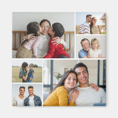 Erstellen Sie Ihre eigene 6 FotoCollage Magnet (Vorne)