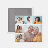 Erstellen Sie Ihre eigene 6 FotoCollage Magnet (Vorderseite/Rückseite)