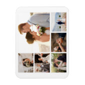 Erstellen Sie Ihre eigene 6 FotoCollage Magnet (Vertikal)