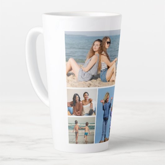 Erstellen Sie Ihre eigene 6 FotoCollage Milchtasse (Linke Ecke)