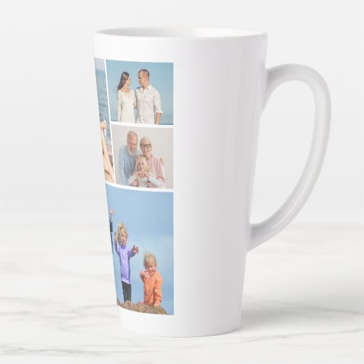 Erstellen Sie Ihre eigene 6 FotoCollage Milchtasse (Rechts)