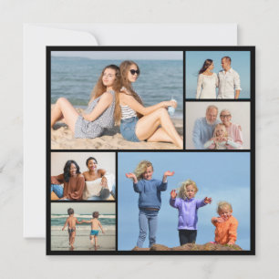 Erstellen Sie Ihre eigene 6 FotoCollage Mitteilungskarte