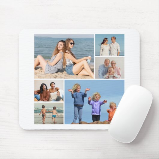 Erstellen Sie Ihre eigene 6 FotoCollage Mousepad (Mit Mouse)