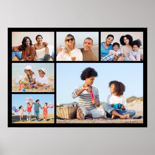 Erstellen Sie Ihre eigene 6 FotoCollage Poster (Vorne)