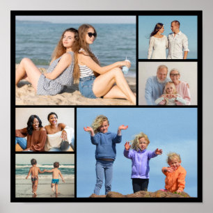 Erstellen Sie Ihre eigene 6 FotoCollage Poster