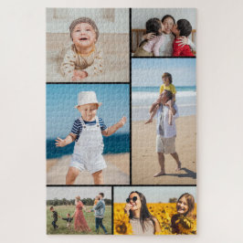 Erstellen Sie Ihre eigene 6 FotoCollage Puzzle